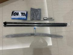 Bow Flag/Feather flag 15 ft. Height Carbon Fiber Kit (Pole Set, Metal Ground Stake &Carry Bag/Double Sided Print)