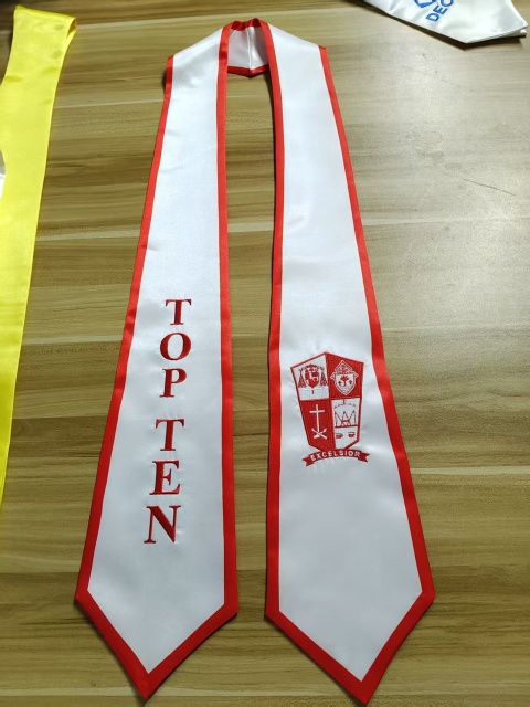 Graduation Stole/Sash With Trim