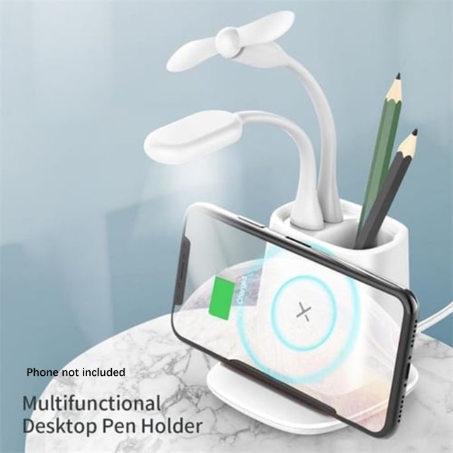 Multi- function Pen Holder and Wireless charger 5W/ 15W