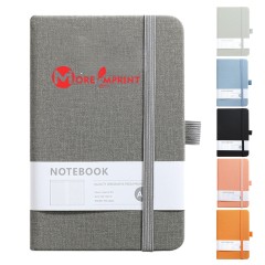 A6 Portable Elastic Strip Notebook W/ Pen Holder