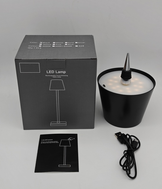 TOUCH DIMMABLE WIRELESS BOTTLE LAMP