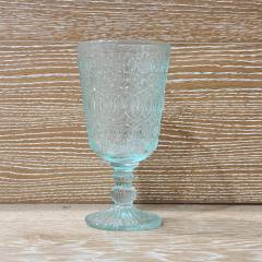 Emboss Glass Stem Wine Glass Wine Juice Glass