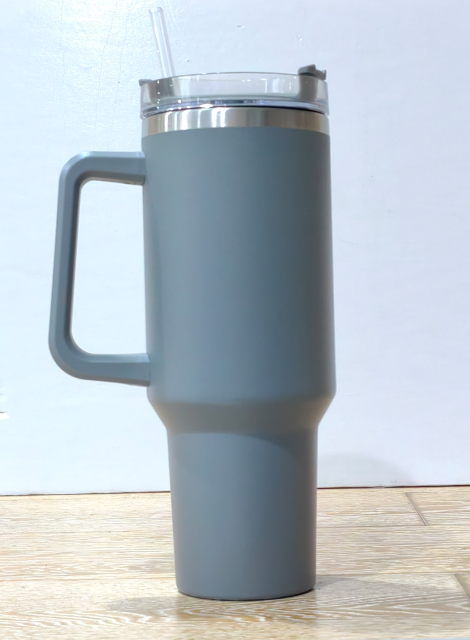 40 oz  Insulated Stainless Steel Tumbler With Straw