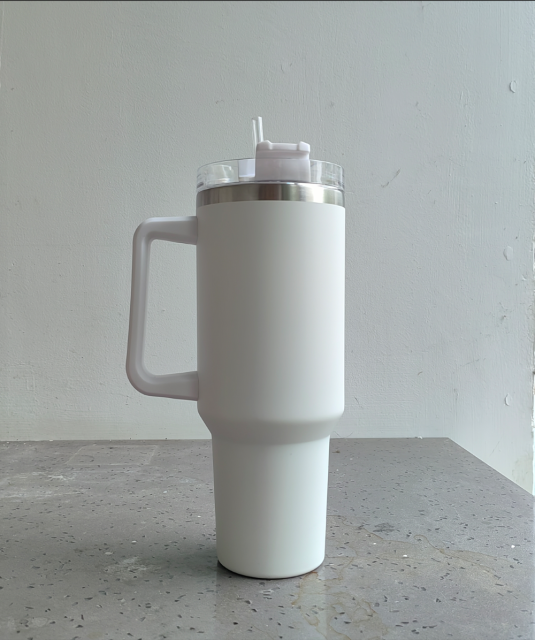 40 oz  Insulated Stainless Steel Tumbler With Straw