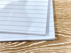 Custom legal pad 8.5'' x 11.75''/5'' x 8''