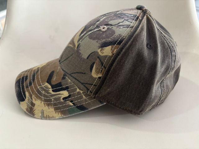 Vintage Washed Cotton Mesh Camo Hat Baseball Cap