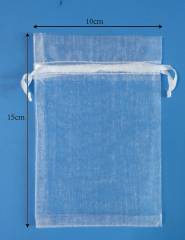 4x6 Inch Premium Sheer Drawstring Organza Jewelry Bags