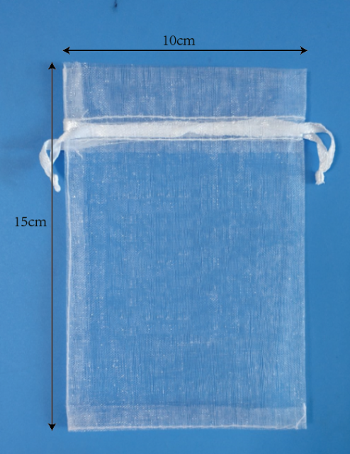 4x6 Inch Premium Sheer Drawstring Organza Jewelry Bags