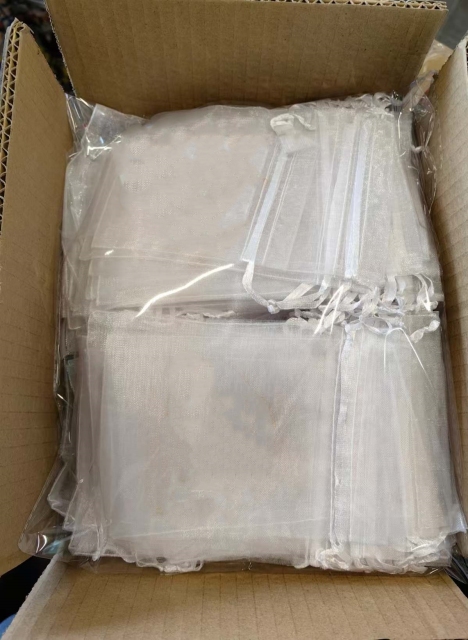 4x6 Inch Premium Sheer Drawstring Organza Jewelry Bags