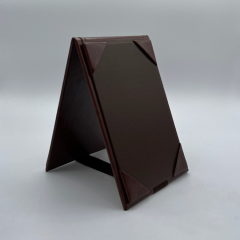 5"x7"Faux Leather Double-Sided A-Frame Table Tents