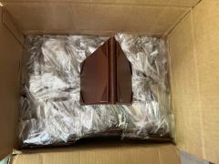 5"x7"Faux Leather Double-Sided A-Frame Table Tents