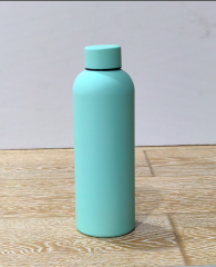 17oz  Double Wall  Stainless Steel Bottle Insulated Vacuum Mug  Double Wall Thermo Flask Small Mouth Tumbler