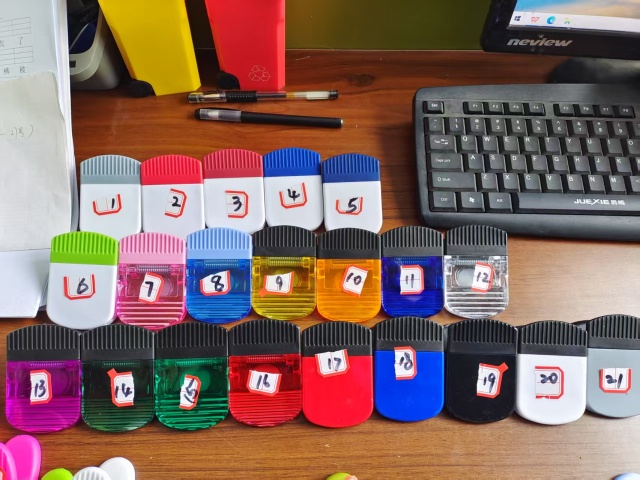 Promotional Custom Plastic Magnetic Clip Logo With Super Magnet Power