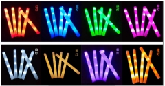 3 Mode Led Foam Sticks Personalised Glow Stick Flashing in the Dark for Wedding Concert Christmas Party