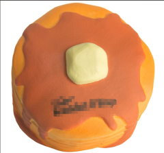 Soft Squishy PU Stack of Pancakes Shaped Foam Toys Stress Ball Stress Relief Toy Giveaway Gifts