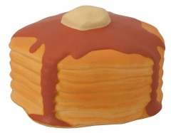 Soft Squishy PU Stack of Pancakes Shaped Foam Toys Stress Ball Stress Relief Toy Giveaway Gifts