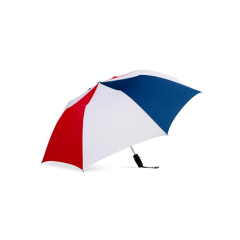 44" Arc RPET Auto OPEN/ COLSED Compact Umbrella-Rubber Handle