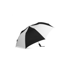 44" Arc RPET Auto OPEN/ COLSED Compact Umbrella-Rubber Handle