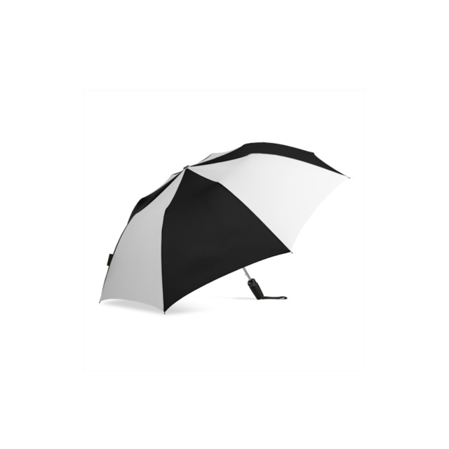 44" Arc RPET Auto OPEN/ COLSED Compact Umbrella-Rubber Handle