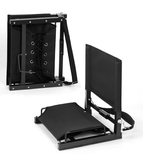 Portable Foldable Stadium Bleacher Seat Chair with Back