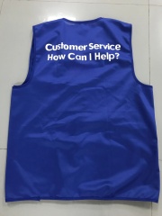 Supermarket clerk vest safety vest uniform vest