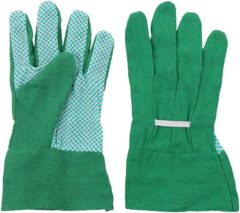 Protective Gardening Gloves with PVC Dotted Palm Anti-slip