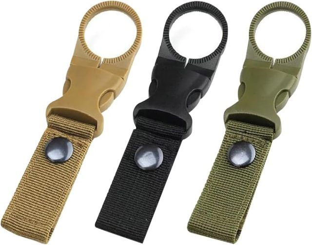 Water Bottle Holder Belt Buckle Hanging Hook for Hiking