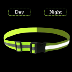 Adjustable Safety Reflective Elastic Belt High Visibility Waist Bands