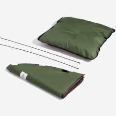 Foldable Pet Tent Bed with Cushion Outdoor Covered Cat House