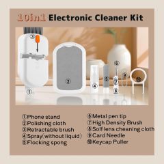 10-in-1 Laptop Cleaning Brush Tool Set Keyboard Cleaner Kit
