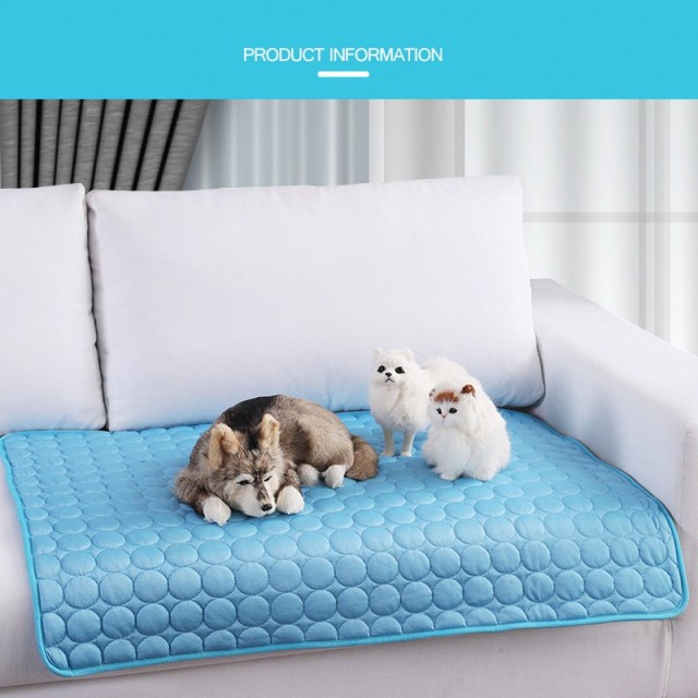 Summer Cooling Pet Blanket Dog Floor Mat Sleeping Cushion