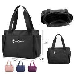 Waterproof Nylon Women Shoulder Tote Bag Travel Handbag