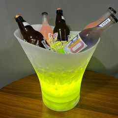 7L Glowing LED Ice Bucket with Speaker Outdoor Party Drink Tub