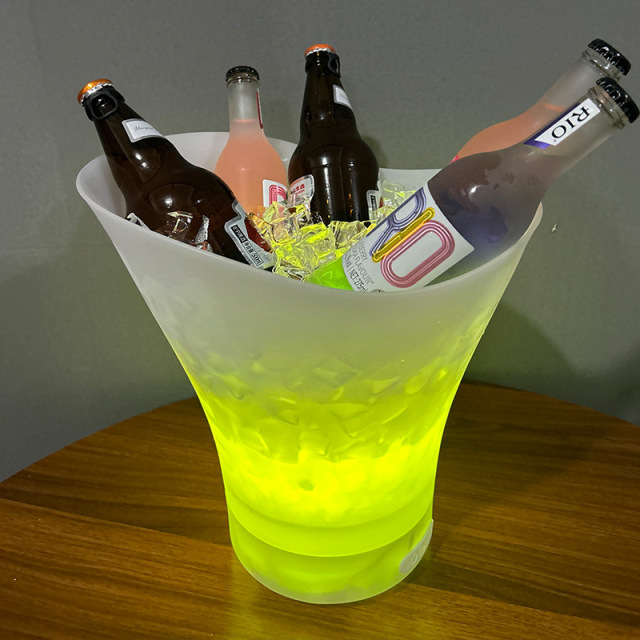 7L Glowing LED Ice Bucket with Speaker Outdoor Party Drink Tub