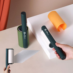 Portable Sticky Lint Roller Bed Pet Hair Remover with Cover