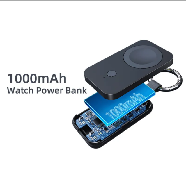Portable Wireless Keychain Magnetic Power Bank for Iwatch