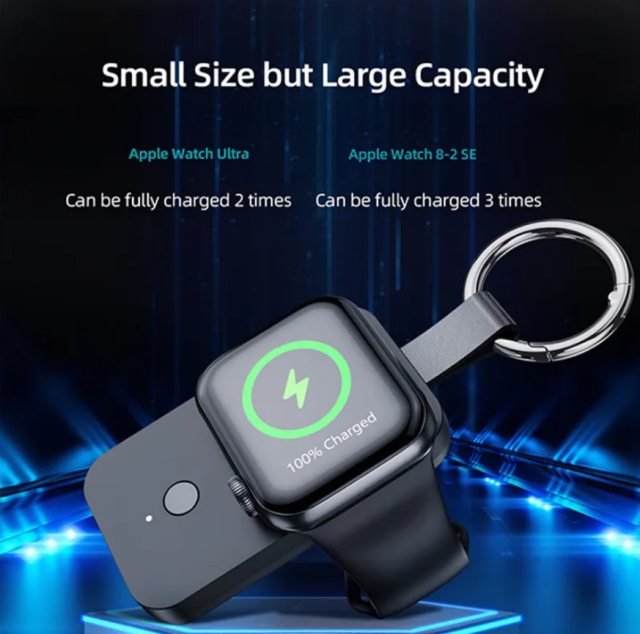 Portable Wireless Keychain Magnetic Power Bank for Iwatch