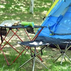 Outdoor Folding Tripod Stool Portable Fishing Chair with Storage Bag