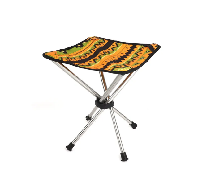 Outdoor Folding Tripod Stool Portable Fishing Chair with Storage Bag