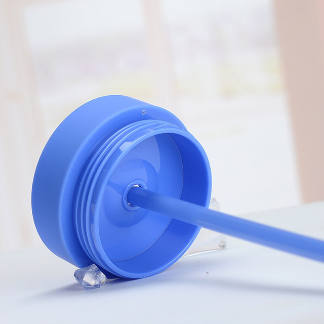 16oz Slim Double Wall Plastic Tumbler with Lid and Straw