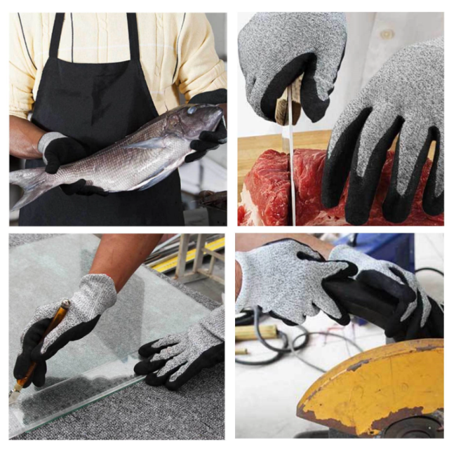 Level 5 Protection Cut Resistant Safety Work Gloves