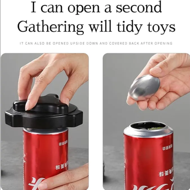 Magnetic Rotatable Manual Beer Can Opener Lid Remover
