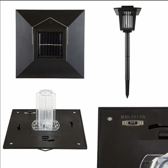 1.2V Solar Square Bug Zapper Outdoor Plastic Lights