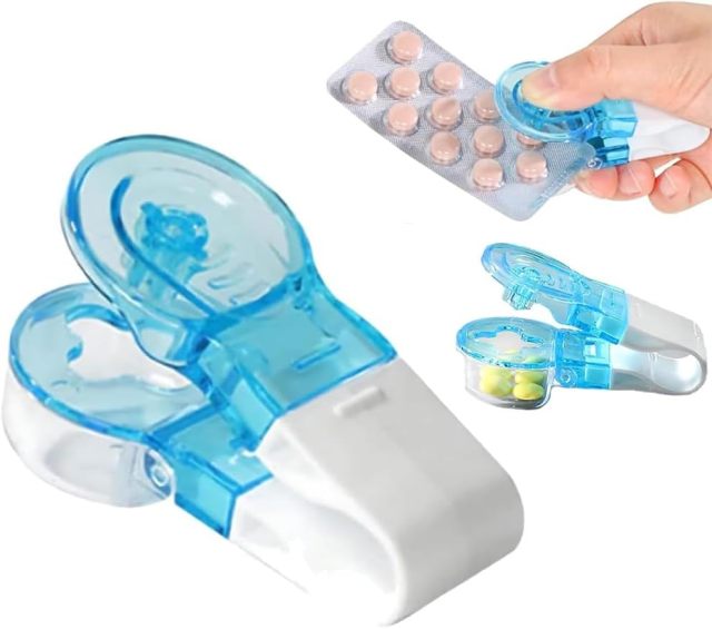 Portable Travel Pill Popper Taker Medicine Remover Tools Tablet Dispenser
