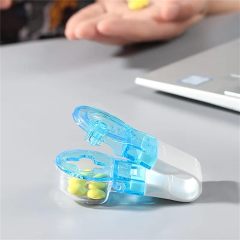 Portable Travel Pill Popper Taker Medicine Remover Tools Tablet Dispenser