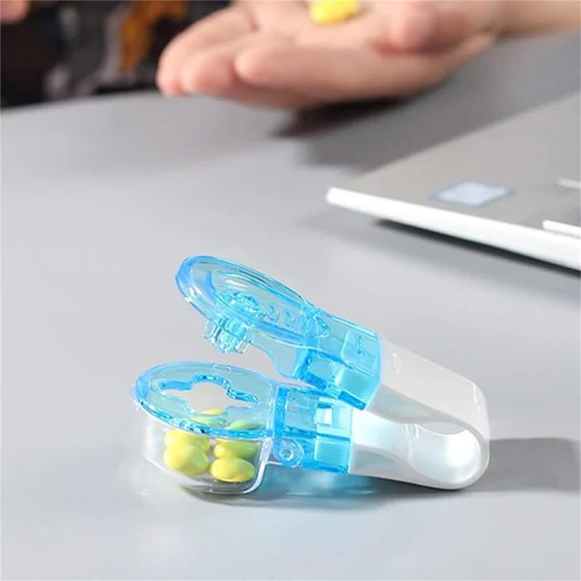 Portable Travel Pill Popper Taker Medicine Remover Tools Tablet Dispenser