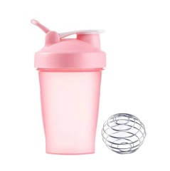 14 oz Plastic Shaker Bottles W/ Snap Lid Mixing Ball