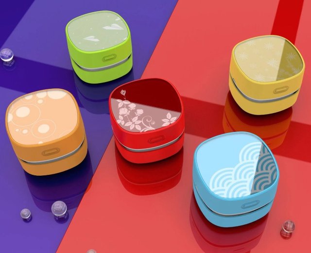 Mini Desktop Vacuum Cleaner Rechargeable Table Dust Sweeper