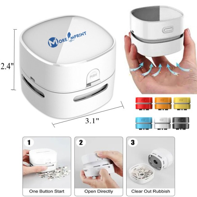 Mini Desktop Vacuum Cleaner Rechargeable Table Dust Sweeper