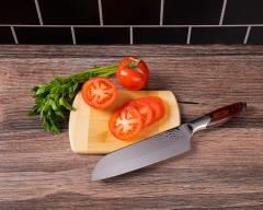 13-Inch Natural Two-Tone Bamboo Cutting Board